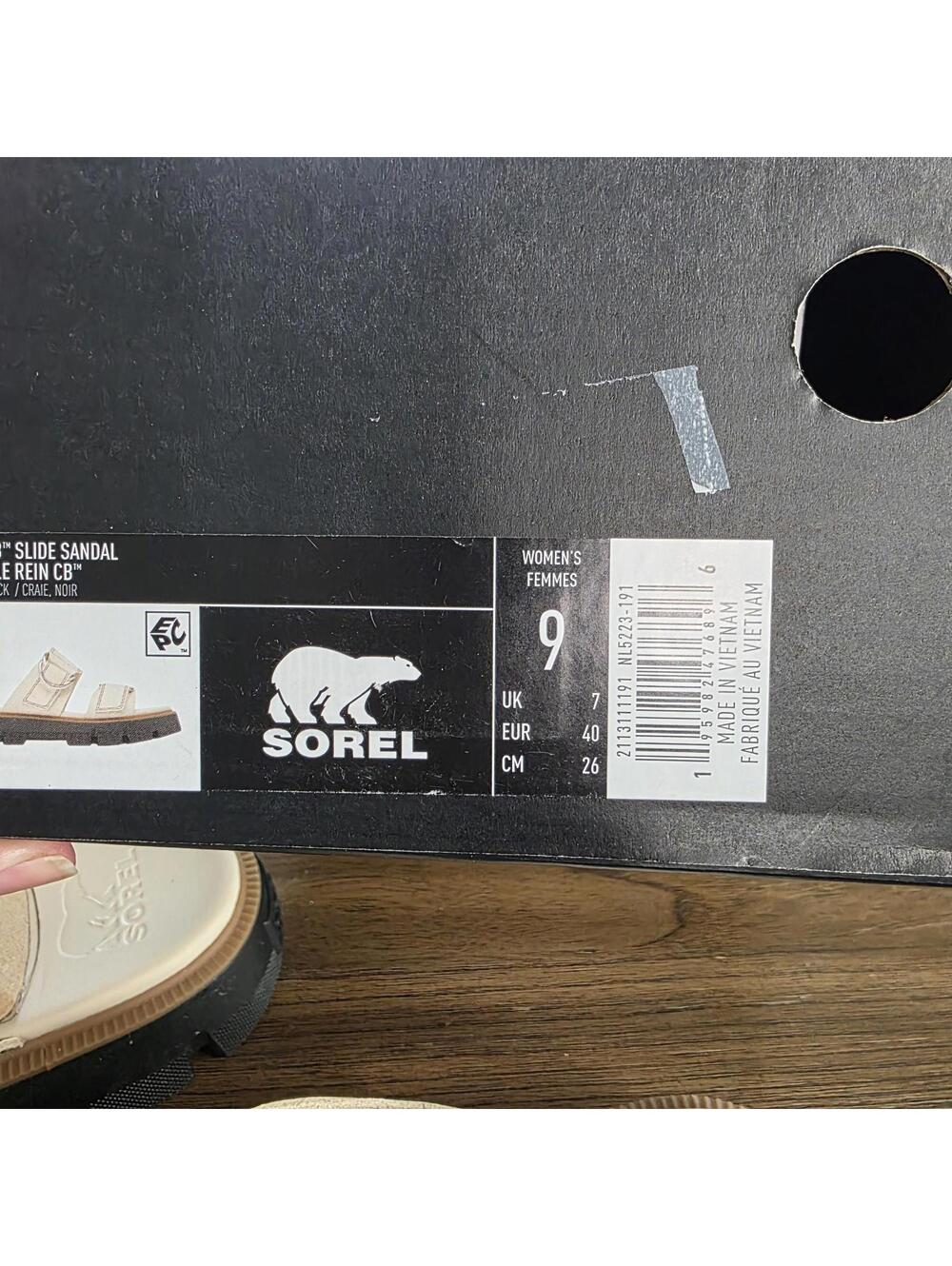 Sorel Women's Rein CB Slide Sandal Women's Size 9 NIB - Picture 12 of 12